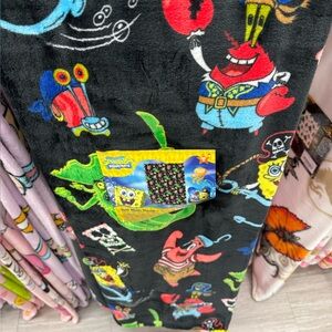 SpongeBob SquarePants Colorful Character Blanket